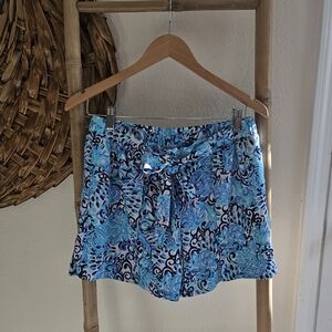 Lilly Pulitzer Blue And White Shorts